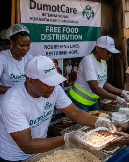 DumotCare Food Distribution — Nourishing Lives. Restoring Hope.